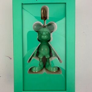 Baublebar green Mickey keychain NEW IN BOX